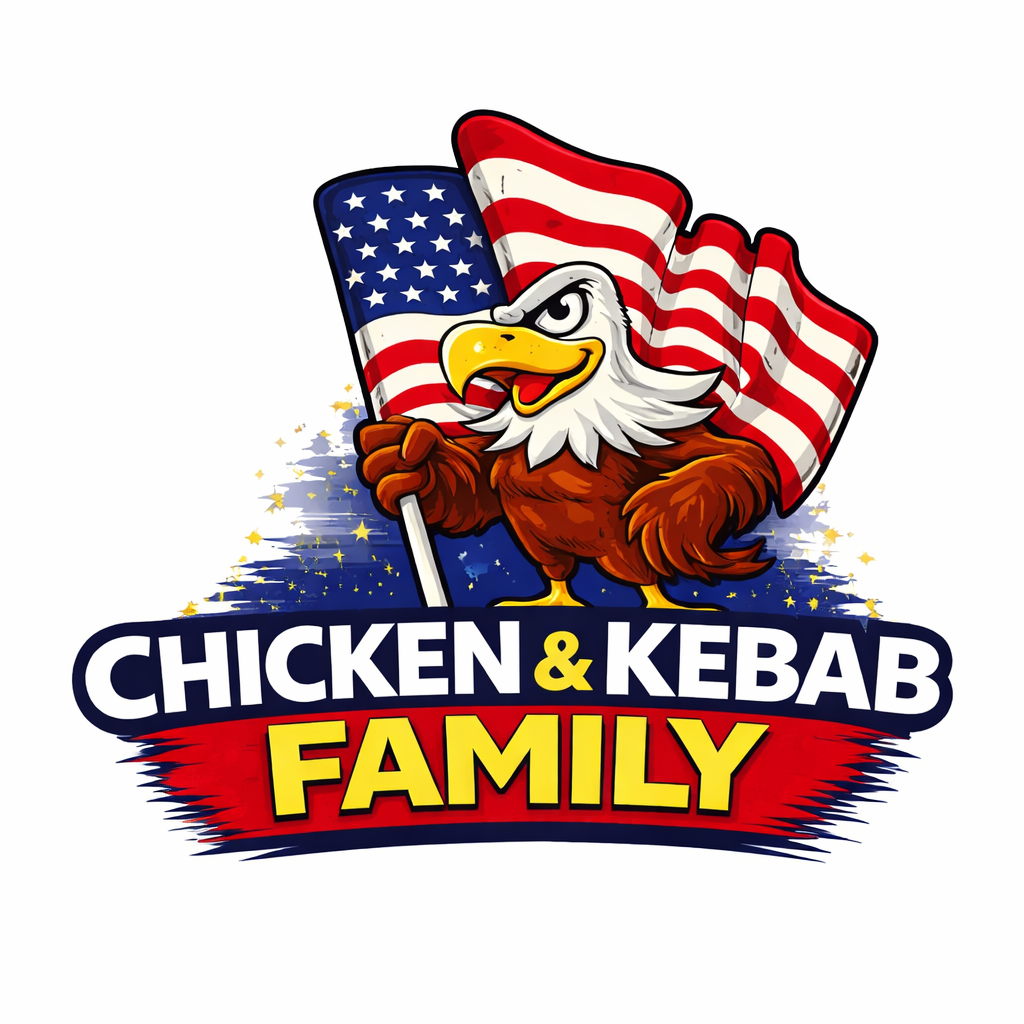 Chicken & Kebab Family Logo Najlepszy kebab w Szczecinku